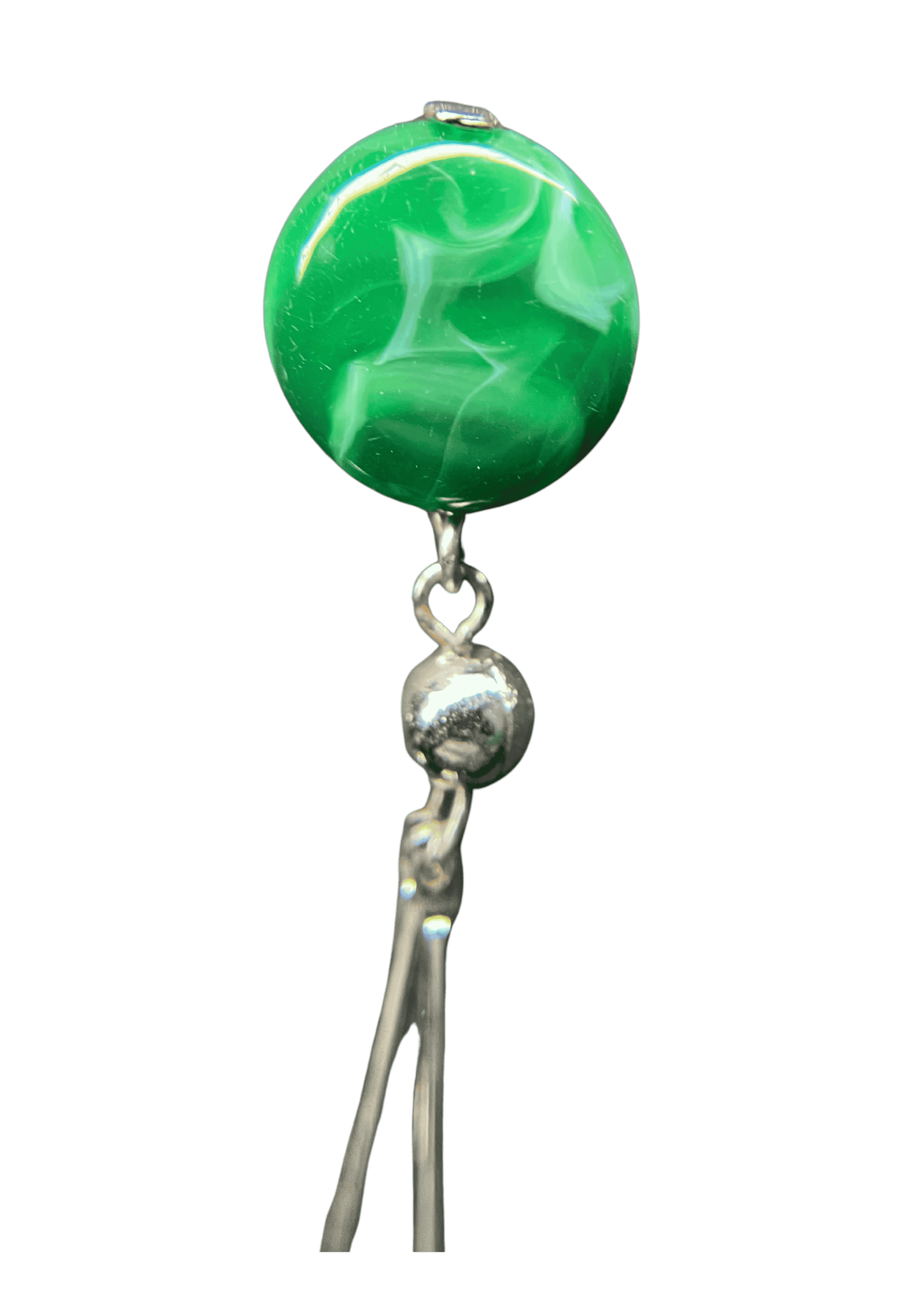 Vintage Green Petal Earings